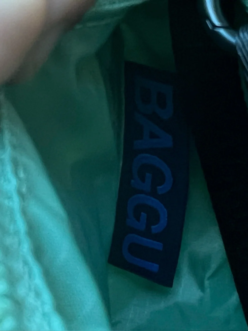NWOT BAGGU Cargo Shoulder Bag in Seafoam Green